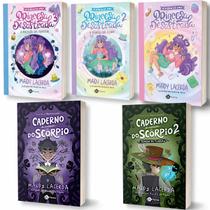 Kit Uma Princesa Desastrada Vol. 1, 2 e 3 + Caderno Maldades do Scorpio Vol. 1 e 2 - Maidy Lacerda Ed. Outro Planeta