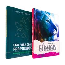 Kit Uma Vida com Propósitos + Caderno de Anotações Bíblicas Leão Color