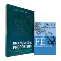 Kit Uma Vida com Propósitos + Fé Charles Spurgeon
