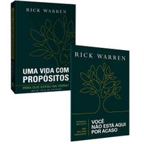 Kit Uma Vida com Propósitos + Você não Está Aqui por Acaso, Rick Warren - Vida Kit Uma Vida com Propósitos + Você não Está Aqui por Acaso, Rick Warren - Vida