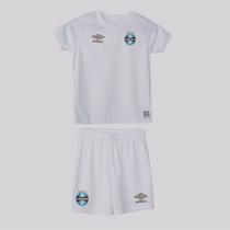 Kit Umbro Grêmio II 2023 Infantil Branco Kit Umbro Grêmio II 2023 Infantil Branco