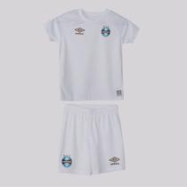 Kit Umbro Grêmio II 2023 Infantil Branco