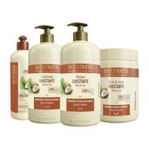 Kit Umectante Bio Extratus Completo Shampoo + Condicionador 1 Litro + BC 1Kg + Finalizador 500ml