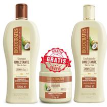 Kit Umectante Bio Extratus Shampoo e Cond 500ml + Presente 250g Kit Umectante Bio Extratus Shampoo e Cond 500ml + Presente 250g