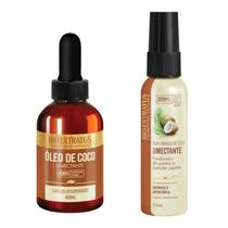 Kit Umectante umectação capilar 1 Óleo de coco 1 Óleo cremoso de coco
