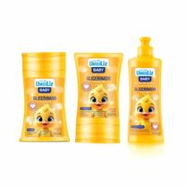 Kit Umidiliz Baby Glicerinado Relaxante Amarelo Sh+Cond+Cr Pente 150ml