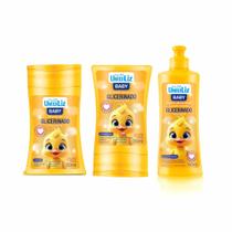 Kit Umidiliz Baby Glicerinado Relaxante Amarelo Sh+Cond+Cr Pente 150ml