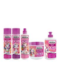 Kit umidiliz kids cachos bubble gum completo muriel - original
