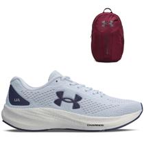 Kit Under Armour 1 Tênis de Corrida Feminino Charged Starlight e 1 mochila Hustle Lite