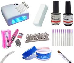 Kit Unha De Fibra Profissional Com Garantia / Manicure