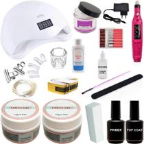 Kit Unha Gel Acrílico Uv Completo J24