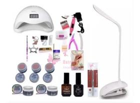 Kit Unha Gel, Cabine, Po Acrilico, X&d D&z, Top Coat Primer