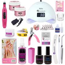 Kit Unha Gel Completo Fibra Kit Unhas Gel Profissional Unhas