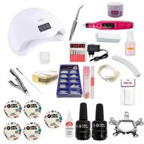 Kit Unha Gel Completo Fibra Kit Unhas Gel S2