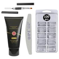 Kit unha Gel Polygel Unhas Molde F1 Para Profissional
