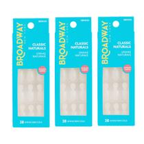 Kit Unha Natural Quadrado Curto Com Aba 3 un - Broadway New York