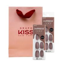 Kit Unha Postiça Autocolante imPRESS Color Bailarina Dusk Till Dawn 2 unid - Kiss New York Kit Unha Postiça Autocolante imPRESS Color Bailarina Dusk Till Dawn 2 unid - Kiss New York