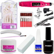 Kit Unhas Acrifix Lixa Elétrica Completo J21 Kit Unhas Acrifix Lixa Elétrica Completo J21