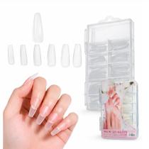 Kit Unhas Posticas 100 Tips Transparente Curvatura C Alongamento Gel Acrilico Porcelana Manicure Maleta Organizadora Kit Unhas Posticas 100 Tips Transparente Curvatura C Alongamento Gel Acrilico Porcelana Manicure Maleta Organizadora