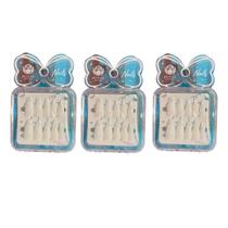 Kit Unhas Postiças Branco Francesinha Brilhante Kit Unhas Postiças Branco Francesinha Brilhante