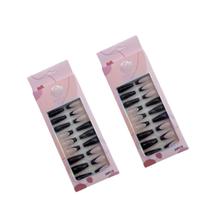 Kit Unhas Postiças Decoradas Pretinho Básico