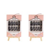 Kit Unhas Postiças Preto Elegante