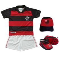 Kit Uniforme Bebê do Flamengo Torcida Baby - 015s