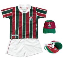 Kit Uniforme Bebê do Fluminense Torcida Baby - 015s Kit Uniforme Bebê do Fluminense Torcida Baby - 015s