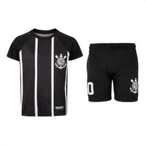 Kit Uniforme Infantil Corinthians Coimbra Paixão Alvinegra Tamanho:08Cor:PretoGênero:Unissex
