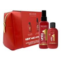 Kit Uniq One Revlon Classic Necessaire, Leave-in 150ml + Shampoo 100ml Kit Uniq One Revlon Classic Necessaire, Leave-in 150ml + Shampoo 100ml