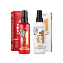 Kit Uniq One Revlon Leave-in 150ml + Uniq One Coconut 150ml Kit Uniq One Revlon Leave-in 150ml + Uniq One Coconut 150ml