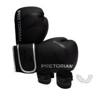 Kit Unissex Pretorian Boxe Muay Thai FX-2 Preto/Prata