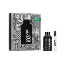 Kit United Colors Of B Man Black Edp Perf Masc 100Ml E Mini