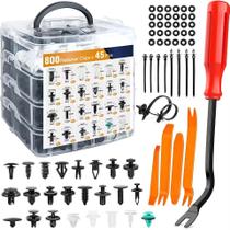 Kit Universal 1240 Peças de Kit 1240 Pçs Presilha Grampo Veiculo Parachoque Forro PortaPresilhas e Grampos Automotivos com Ferramentas de Remoção Kit Universal 1240 Peças de Kit 1240 Pçs Presilha Grampo Veiculo Parachoque Forro PortaPresilhas e Grampos Automotivos com Ferramentas de Remoção