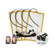 Kit Universal De Aquecimento Para Assentos De Carro 12V Com Controle Duplo E 3 Níveis, Adequado Para