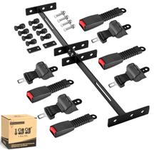 Kit universal de cinto de segurança para carrinho de golfe 10L0L com 4 peças e suporte Kit universal de cinto de segurança para carrinho de golfe 10L0L com 4 peças e suporte