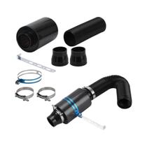 Kit Universal De Filtro De Ar Frio Em Fibra De Carbono Para Carro Com Tubo De Indução Fechado 1 Kit Universal De Filtro De Ar Frio Em Fibra De Carbono Para Carro Com Tubo De Indução Fechado 1