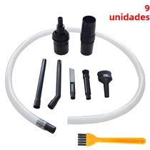 Kit Universal De Peças Para Aspirador De Pó 9x Para Limpeza De Teclados E Frestas Domésticas
