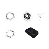 Kit Universal De Remoção De Terminais Automotivos 59/41 Peças Extrator De Conectores De Fio
