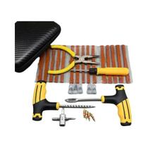 Kit Universal De Reparo De Pneus Para Moto, Bicicleta E Carro Com Alicates, Ferramentas De Válvula E Kit Universal De Reparo De Pneus Para Moto, Bicicleta E Carro Com Alicates, Ferramentas De Válvula E