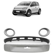 Kit Up! Cross 2015 2016 2017 Spoiler Parachoque Traseiro Preto Texturizado Moldura parachoque Traseiro Prata Furo Sensor