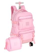 Kit Up4You Nylon Mochila Rodas Costas + Lancheira Térmica