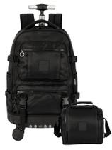 Kit Up4You Nylon Mochila Rodas Costas + Lancheira Térmica