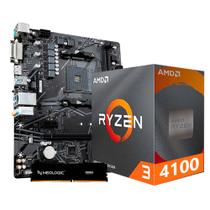 Kit Upgrade Amd Ryzen 3 4100, Placa Mae A520M, 8Gb Ddr4, Neologic - Nli84719