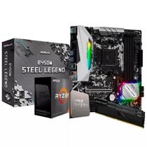Kit Upgrade AMD Ryzen 5 5500, Placa mãe B450M AM4, 16 GB Memória RAM