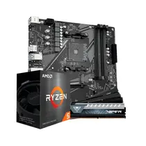 Kit Upgrade AMD Ryzen 5 5600G Placa Mãe B550M DDR4 Memoria RAM 16GB 3200MHz DDR4 Kit Upgrade AMD Ryzen 5 5600G Placa Mãe B550M DDR4 Memoria RAM 16GB 3200MHz DDR4