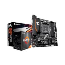 Kit Upgrade AMD Ryzen 5 5600G Placa Mãe Gigabyte B550M Aorus Elite