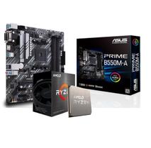 Kit Upgrade AMD Ryzen 5 5600GT, Placa Mãe Asus Prime B550M-A