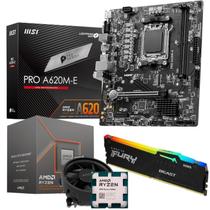 Kit Upgrade Amd Ryzen 5 8500g + A620m-e Ddr5 + 16gb 5200mhz - Option Soluções