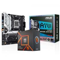 Kit Upgrade AMD Ryzen 5 8500G Placa mãe Asus B650M-AYW WIFI Chipset B650